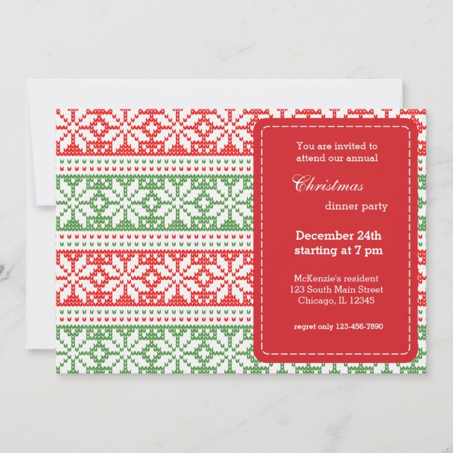 Convite Padrão de nó (Frente)