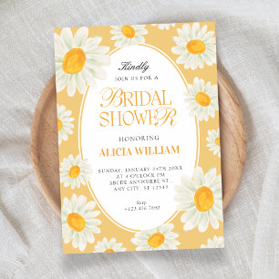 Convite Padrão floral contínuo de girassol chá de panela