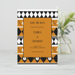 Convite Padrão Floral do Diamante de Flor de Faixa de Fron