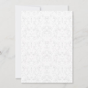 Convite Padrão Floral Monocromático – Arte Elegante e Sem 