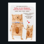 Convite Padre e Son Bears<br><div class="desc">Um convite adorável, com um pai e filho duo. Perfeito para excursões pai-filho, festas, eventos de ligação.Concebida por Freepik (). () A placa é fácil de personalizar com o seu texto, fonte, cor da fonte, opções de forma de papel e escolha de seis tipos de papel.() Não exatamente o que...</div>