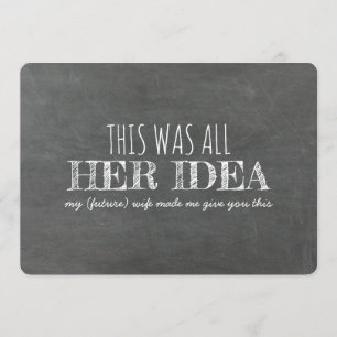 Convite Padrinho de casamento engraçado ou melhor proposta