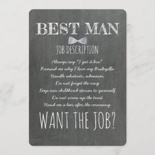 Convite Padrinho de casamento engraçado ou melhor proposta