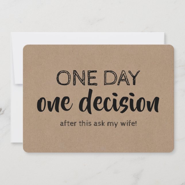 Convite Padrinho de casamento engraçado ou melhor proposta (Frente)