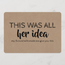 Convite Padrinho de casamento engraçado ou melhor proposta