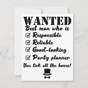 Convite Padrinho de Casamento Personalizado Procurado