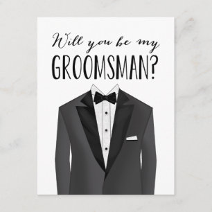 Convite Padrinho de casamento Tuxedo   Padrinho de casamen
