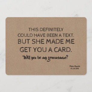 Convite Padrinho Original Criativo e Divertido