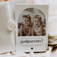 Padrinhos Proposta de Foto Arqueada Menina Gêmeas