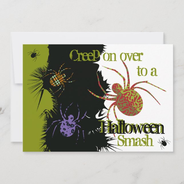 Convite Padrões Spiders 'N (Frente)