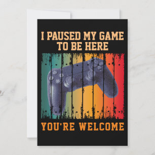 CONVITE PAGUEI MEU JOGO PARA ESTAR AQUI VOCÊ É BEM-VINDO