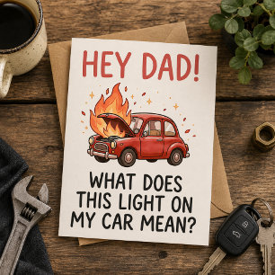 Convite “Pai, O Que Significa Esta Luz No Meu Carro?”Citaç