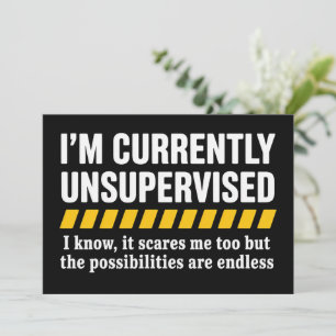 Convite Pai Sarcástico Dia dos Pais Atualmente sem Supervi