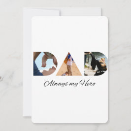 Convite PAI: Sempre o meu herói