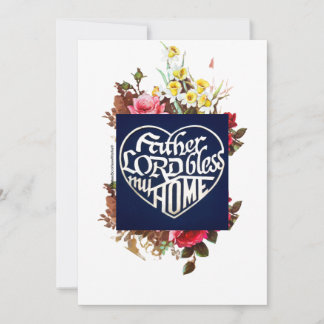 Convite Pai SENHOR abençoe meu Lar