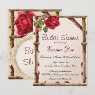 Convite País da Natureza do Chá de panela