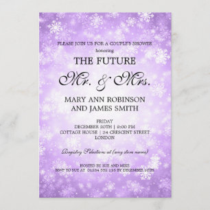 Convite País das maravilhas do inverno do Sr. Sra. Casal