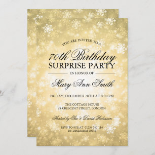 Convite país das maravilhas Dourado do inverno do