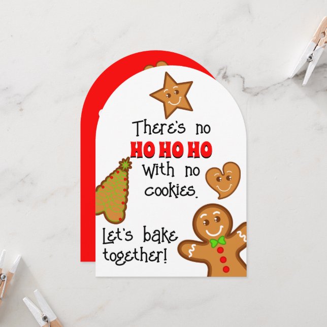 Convite Pais De Gingerpão De Natal - Festa De Banho (Frente/Verso In Situ)