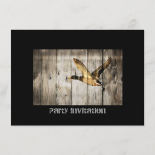 Convite País ocidental de madeira do celeiro rústico que