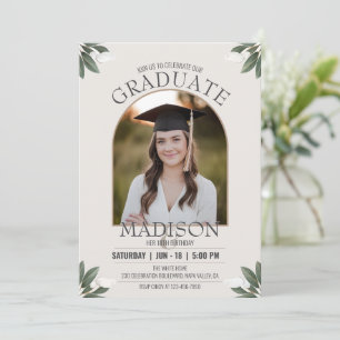 Convite País Rustic Minimalist Birthday Graduation