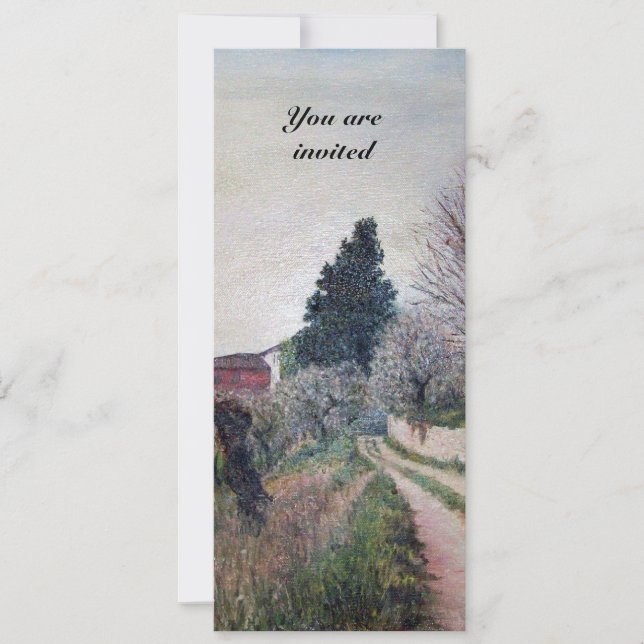 Convite PAISAGEM DA TOSCANA NA PRIMAVERA Programa da Festa (Frente)