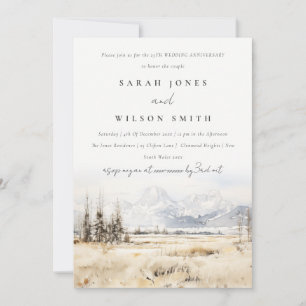 Convite Paisagem de Jackson Hole Wyoming Casamento Anivers