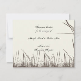 Convite Paisagens Rústicas de Campo Salve a Data