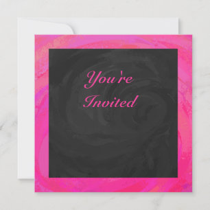 Convite Paixão Rosa Personalizada