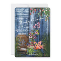 Palácio de Mármore Azul de Vintage Tropical