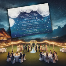 Palavra de Marinho de Casamento Debaixo das Estrel