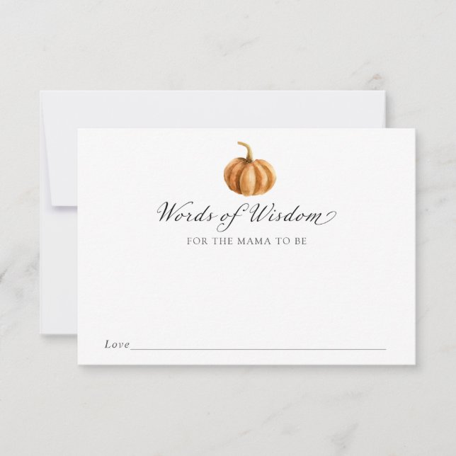 Convite Palavras de Sabedoria para a mãe (Frente)