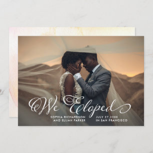 Convite Palavras Whimsical Nós Publicamos Foto