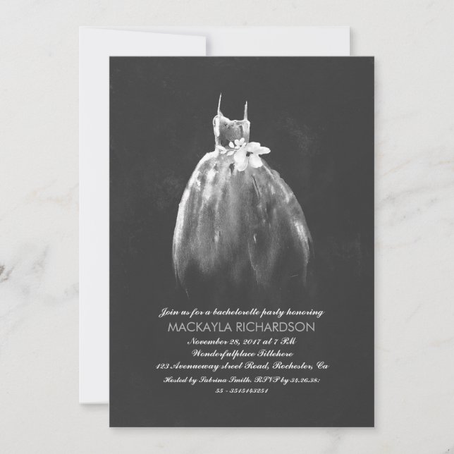 Convite Palhaço de Casamento Elegante de Festa de solteira (Frente)