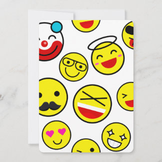 Convite palhaço engraçado emojis
