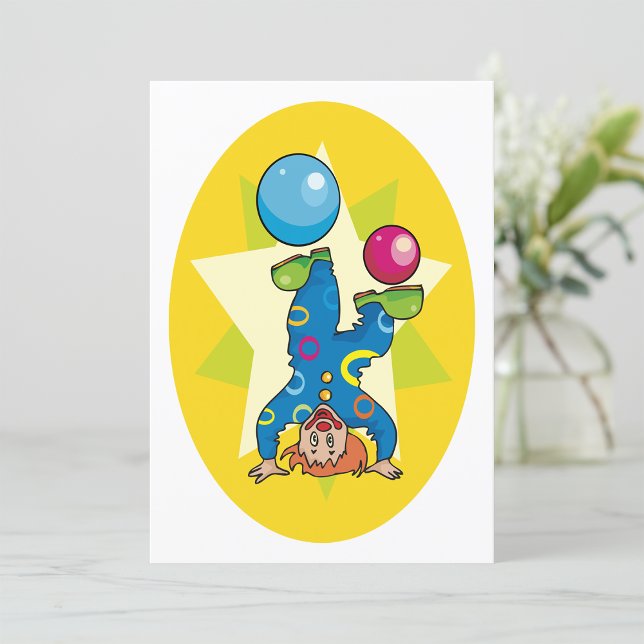 Convite Palhaço Na Cabeça (Criador carregado)