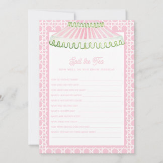 Convite Palm Beach Cabana | Spill the Tea Bridal Shower