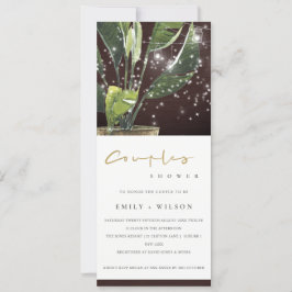 CONVITE PALM STARRY MASON JAR LUZ CASAL CHÁ