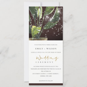 CONVITE PALM STARRY NOITE MASON JAR LUGHT WEDDING