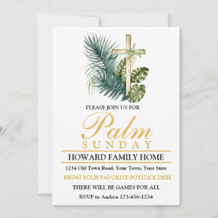 Convite Palm Sunday Party