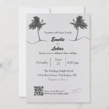 Palm Tree e Seashells Arch Foto Casamento