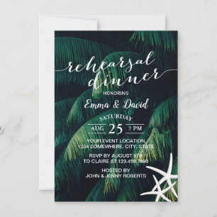 Convite Palma Tropical Deixa Estelar Ensaio De Casamento
