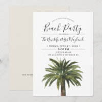 Palmas Empoeiradas | Festa de Praia Pós-Casamento