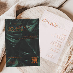 Convite Palmas Tropicais Retroativas   Fim de Semana de Ba