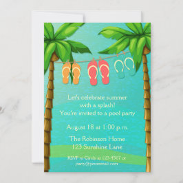 Convite Palmeiras e Chinelos, Festa de Verão