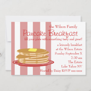 Convite Pancake Breakfast