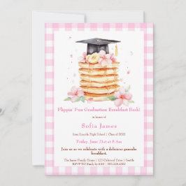 Convite Pancake Graduation Breakfast Celebration
