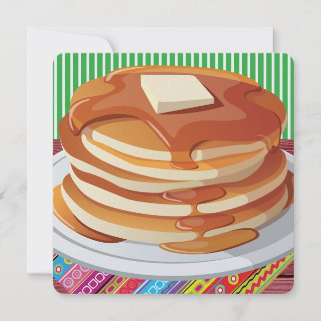 Convite Pancake Supe - Terça-feira gorda (Frente)