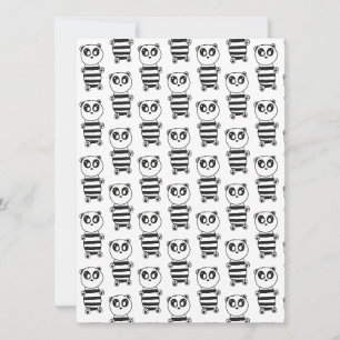 Convite Panda Kids