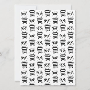 Convite Panda Kids